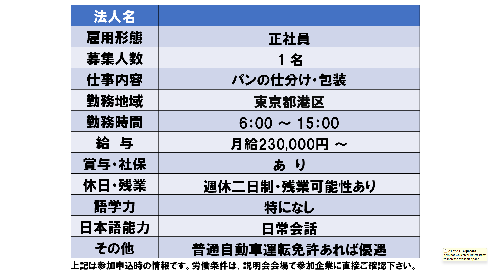 仕事、バイト、正社員